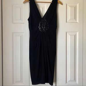BCBGMAXAZRIA | Black dress with embellishment